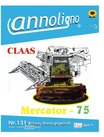 Claas Mähdrescher Mercator Typ  - 75 - Bild- Ersatzteilliste mit Explosionszeichnungen -  annoligno 131